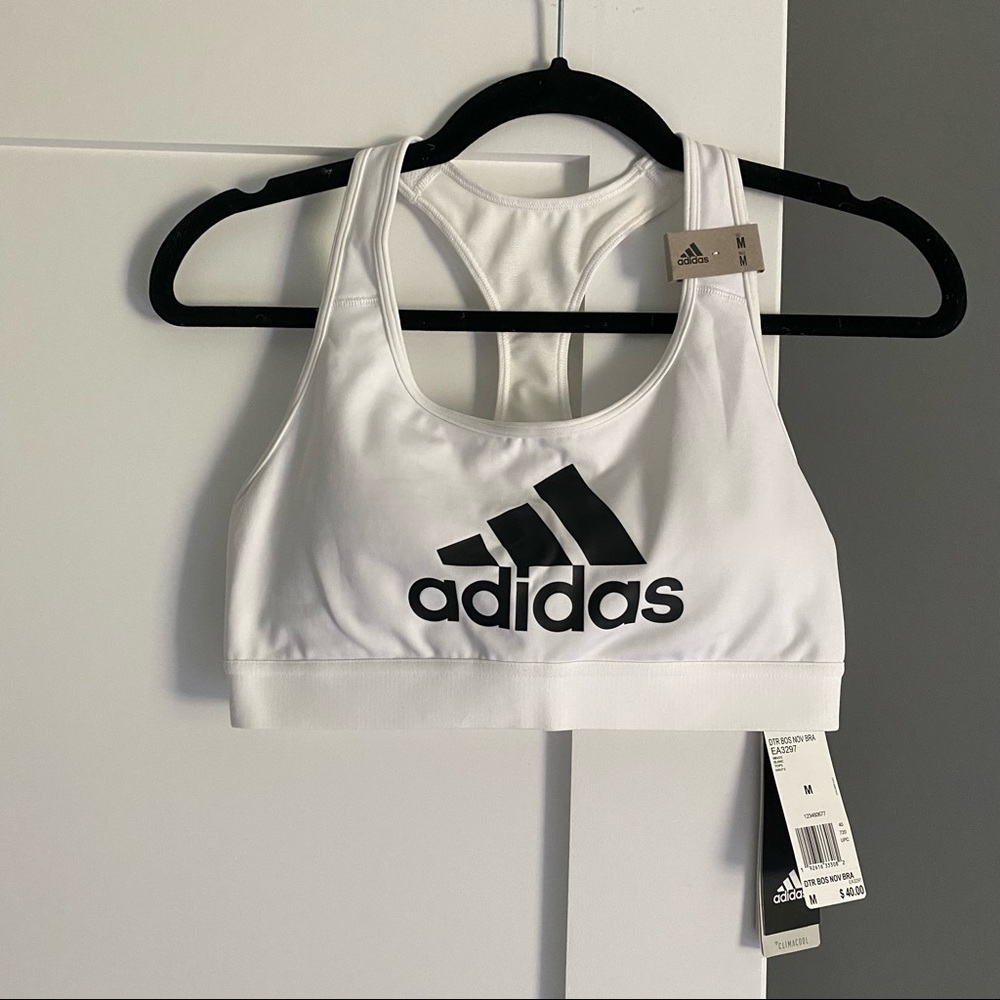 adidas Sports Bra White